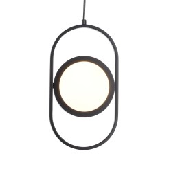 Lampa wisząca ELIPSE MINI LED czarna 32 cm 60217A-S
