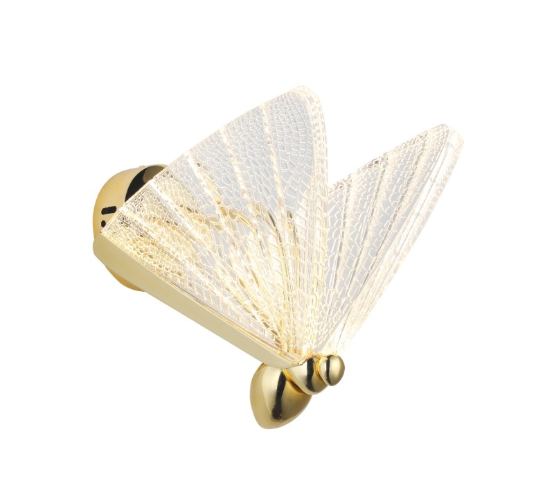 Lampa ścienna BEE LED złota 22 cm ST-W0612-1B