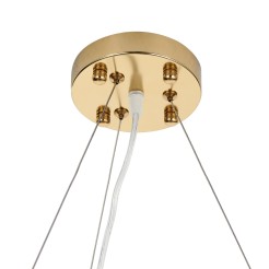 Lampa wisząca  złoto biała 100 cm XY080P-100