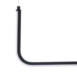 Lampa wisząca -1 LED czarna 80 cm MP0095-L80