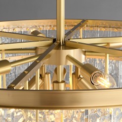 Lampa wisząca  biała 60 cm ST-6308-6