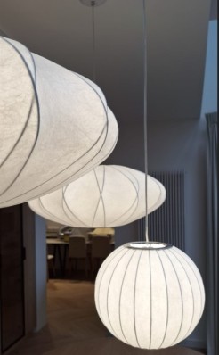 Lampa wisząca  biała 40 cm ST-2330-40