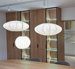 Lampa wisząca  biała 40 cm ST-2330-40