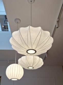 Lampa wisząca  biała 40 cm ST-2330-40