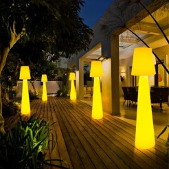 Lampa ogrodowa stojąca GARDENA L LED RGBW 16 kolorów 150 cm ES-DC006
