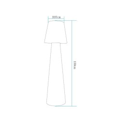 Lampa ogrodowa stojąca GARDENA L LED RGBW 16 kolorów 150 cm ES-DC006