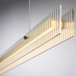 Lampa wisząca -120 LED złoty 120 cm ST-10538P-L120