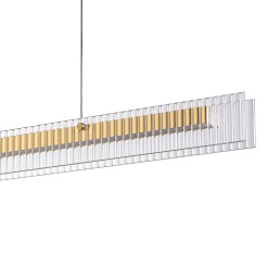 Lampa wisząca -120 LED złoty 120 cm ST-10538P-L120