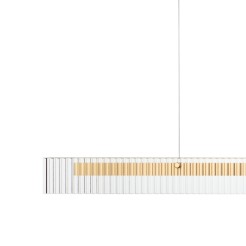 Lampa wisząca -120 LED złoty 120 cm ST-10538P-L120