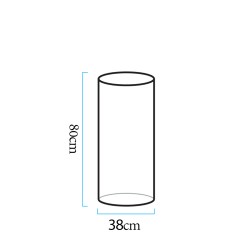 Lampa ogrodowa kolumna TUBE LED RGBW 16 kolorów 80 cm ES-DC030