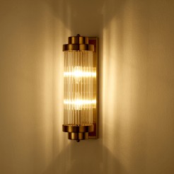 Lampa ścienna  M złota 40 cm ST-88008-M