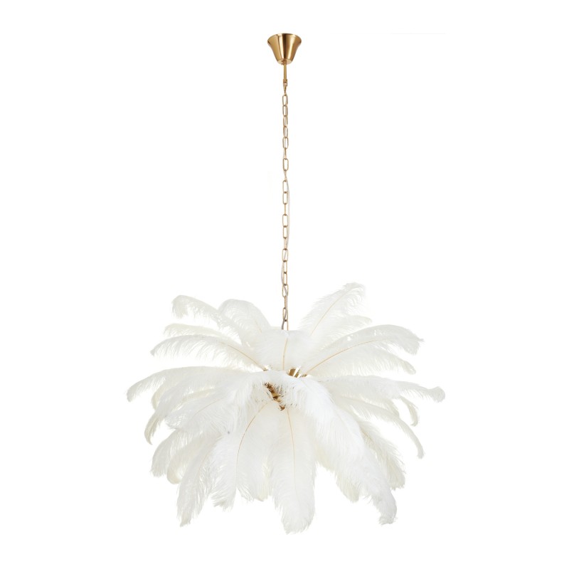 Lampa wisząca  pióra białe 100 cm ST-DN127 white