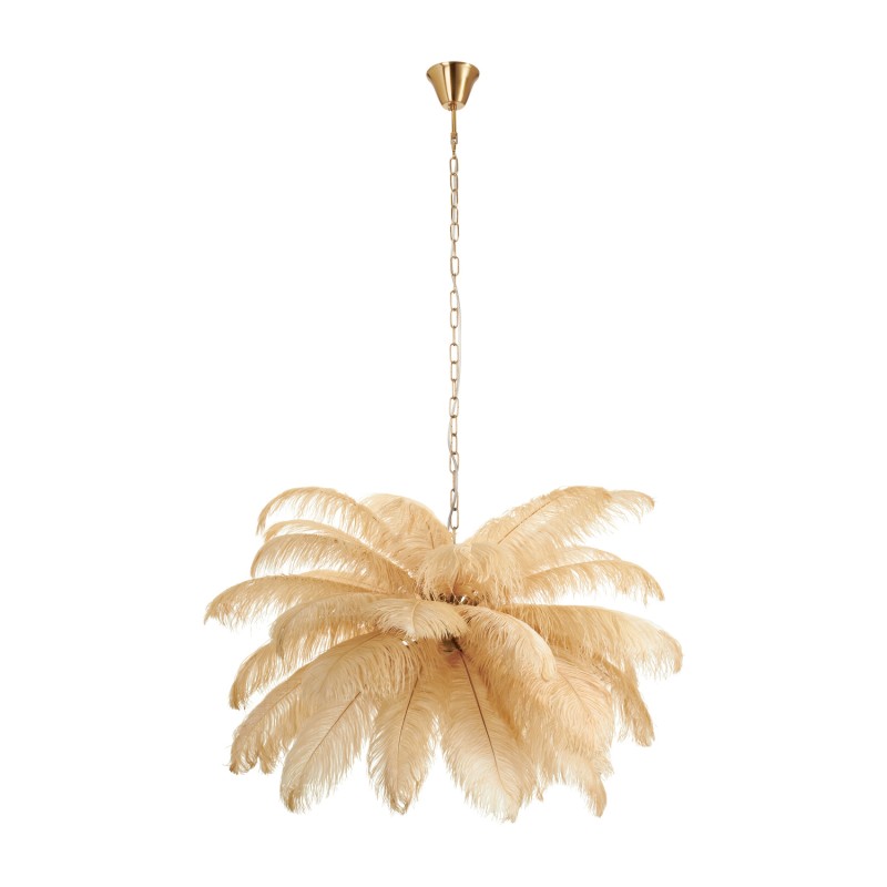 Lampa wisząca  pióra beżowe 100 cm ST-DN127 beige