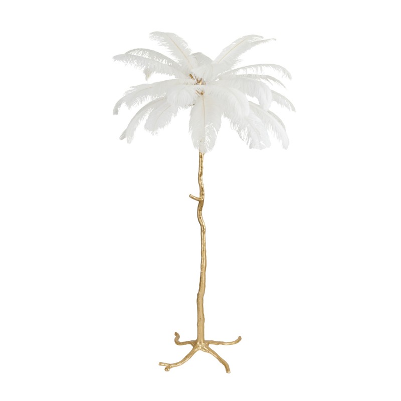 Lampa podłogowa  pióra białe 170 cm ST-DN127-F white