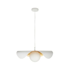 Lampa wisząca  biało złota 40 cm ST-F22020601-D40 white