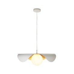 Lampa wisząca  biało złota 40 cm ST-F22020601-D40 white