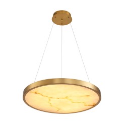 Lampa wisząca  LED złoty alabaster 60 cm ST-MD2407