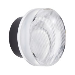 Lampa ścienna  LED transparentna czarna 13,5 cm ST-DL-8535 black