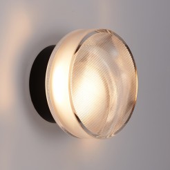 Lampa ścienna  LED transparentna czarna 13,5 cm ST-DL-8535 black