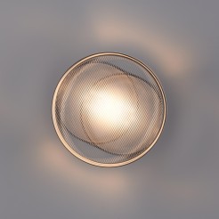 Lampa ścienna  LED transparentna czarna 13,5 cm ST-DL-8535 black