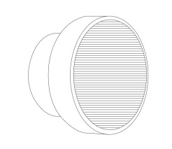 Lampa ścienna  LED transparentna czarna 13,5 cm ST-DL-8535 black