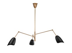 Lampa wisząca  czarna 150 cm ST-8625P black