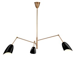 Lampa wisząca  czarna 150 cm ST-8625P black