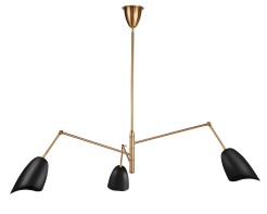 Lampa wisząca  czarna 150 cm ST-8625P black