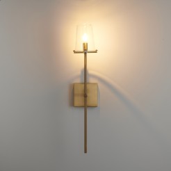 Lampa ścienna CLASSICO złota szklany klosz 62 cm ST-DL8502 gold