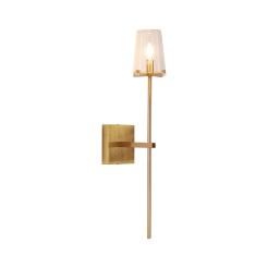 Lampa ścienna CLASSICO złota szklany klosz 62 cm ST-DL8502 gold