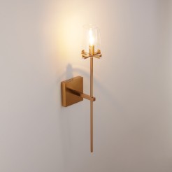 Lampa ścienna CLASSICO złota szklany klosz 62 cm ST-DL8502 gold