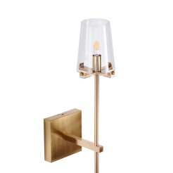 Lampa ścienna CLASSICO złota szklany klosz 62 cm ST-DL8502 gold