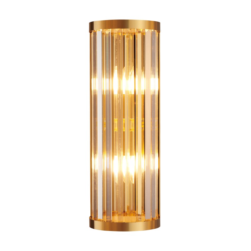 Lampa ścienna  kryształowa złota 45 cm ST-88022W