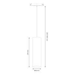 Magnetic track pendant 10mm 7W 3000-6000K ML2179