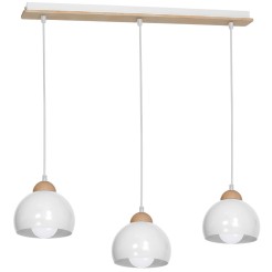 Lampa wisząca Dama Biały 3xE27 MLP6450