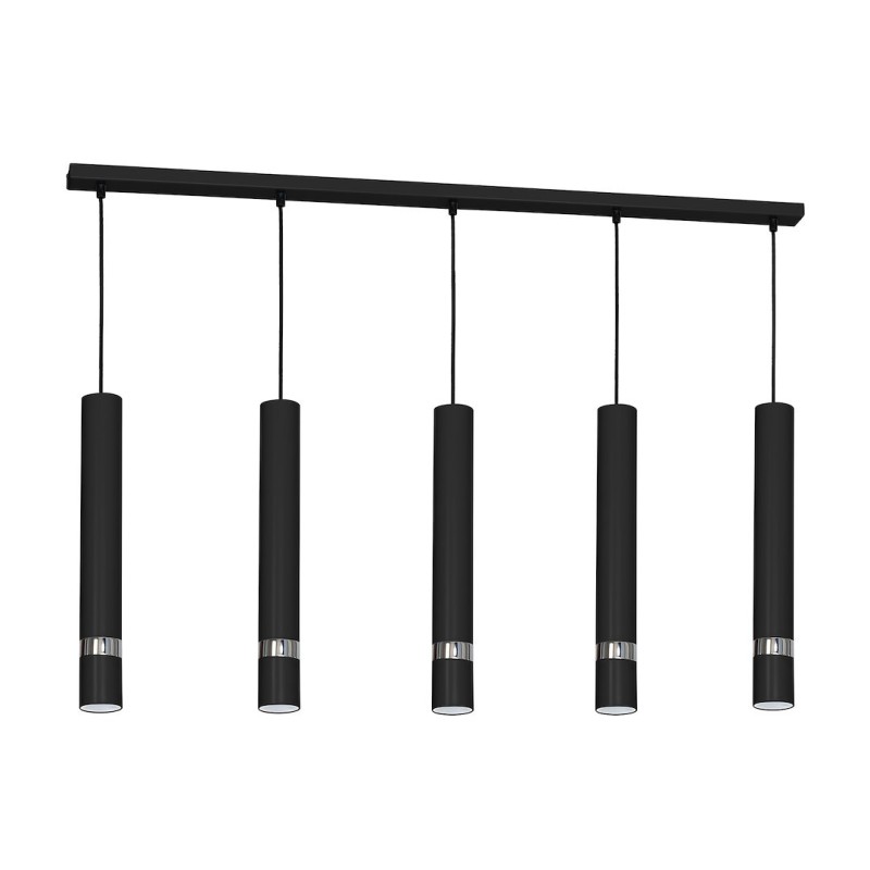 Lampa wisząca JOKER BLACK/CHROME 5xGU10 MLP1417