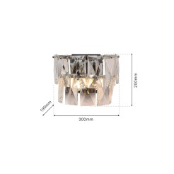 Kinkiet CHELSEA CHROME 2xE14 ML6930