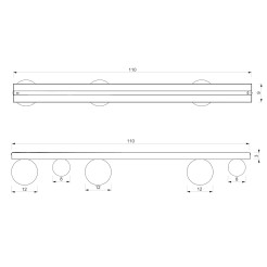 Lampa sufitowa BIBIONE 5xG9 MLP8393