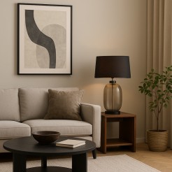Lampa stołowa Amur dymna 1xE27 LP-919/1T smoked