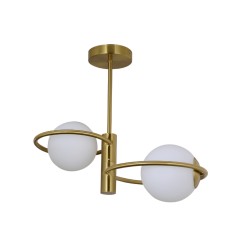 Plafon Dorado ring złota 2 x E14 LP-002/2C ring