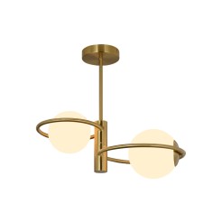 Plafon Dorado ring złota 2 x E14 LP-002/2C ring
